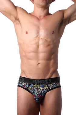 CheapUndies Neon Palms Sport Mesh Jock Brief thumbnail 4