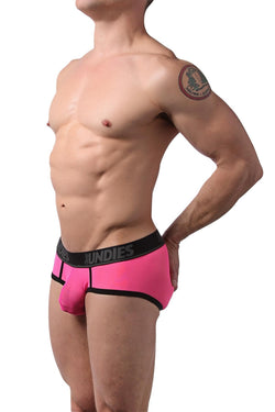 CheapUndies Neon Pink Mesh Brief thumbnail 2