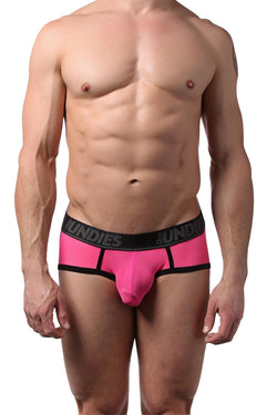 CheapUndies Neon Pink Mesh Brief thumbnail 1