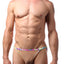 CheapUndies Nude Mesh Trimmed Bikini