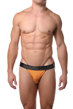 CheapUndies Orange Mesh Jockstrap thumbnail 2