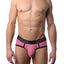 CheapUndies Pink Cotton Stripe Brief