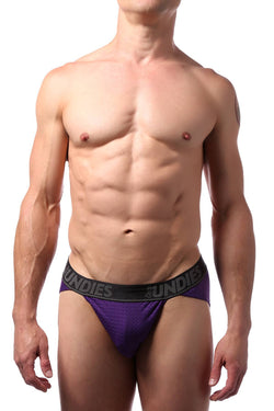 CheapUndies Purple Mesh Sports Brief thumbnail 1