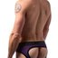 CheapUndies Purple Sport Mesh Jockbrief
