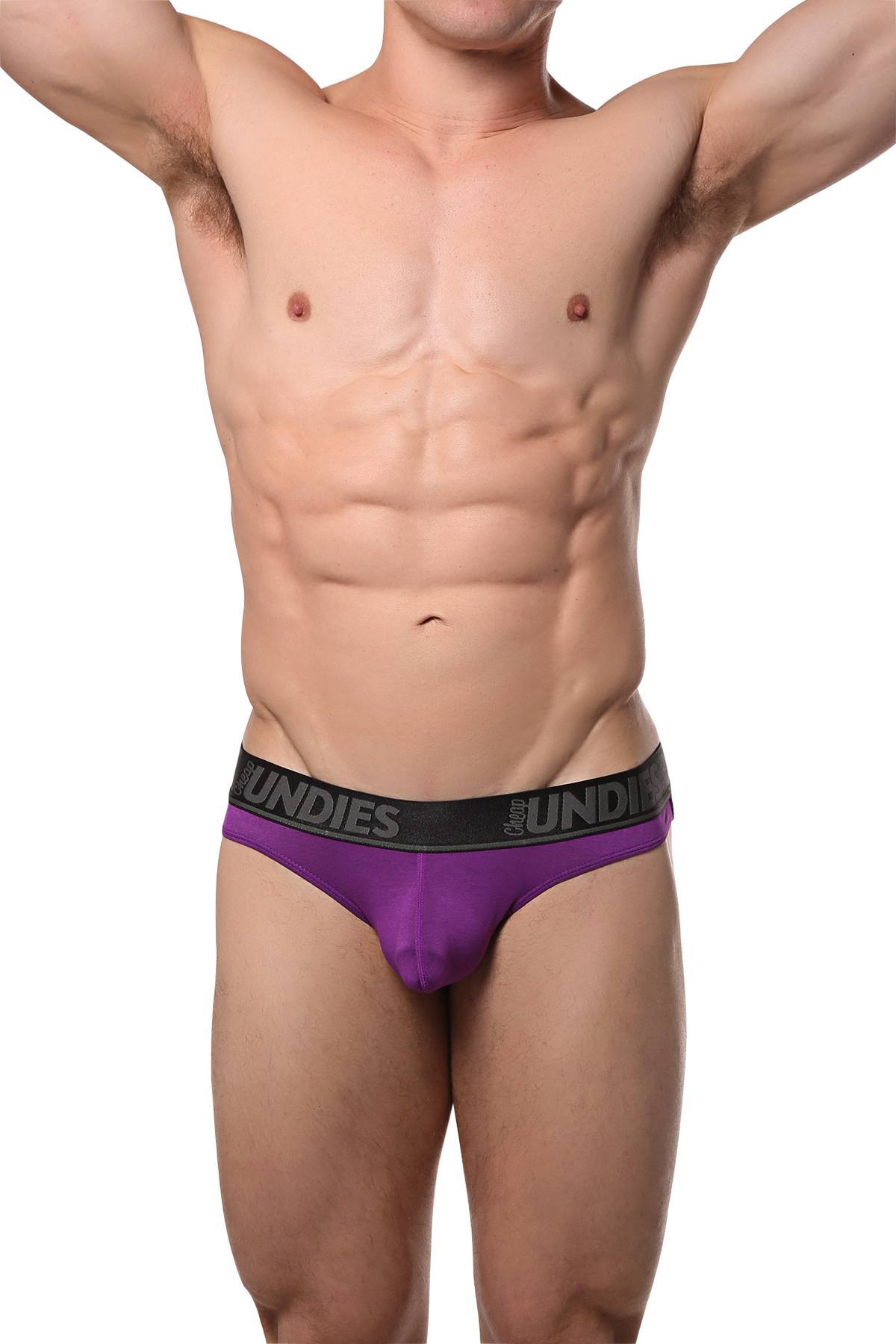 CheapUndies Purple Touch Thong