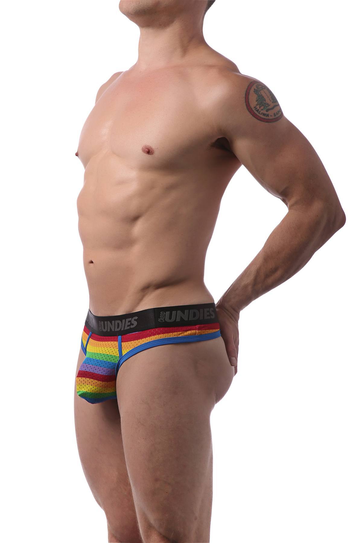 CheapUndies Rainbow Thong