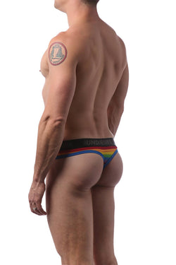 CheapUndies Rainbow Thong thumbnail 4