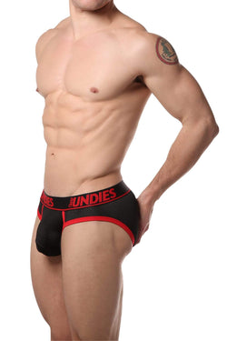CheapUndies Red Exposed Sport Mesh Brief thumbnail 1