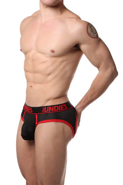 CheapUndies Red Exposed Sport Mesh Jockbrief thumbnail 4