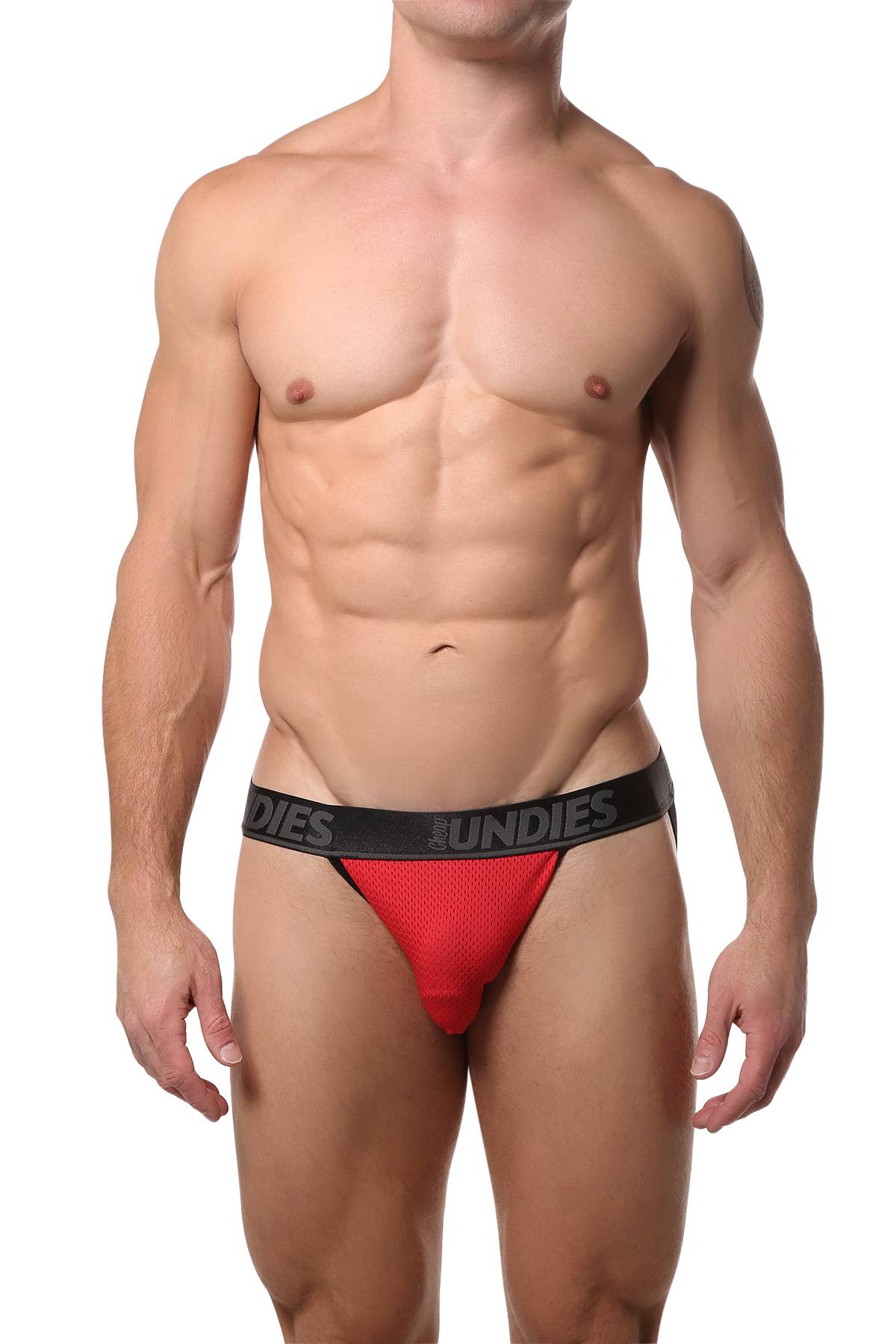 CheapUndies Red Mesh Jockstrap