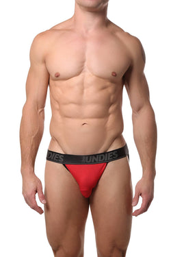 CheapUndies Red Mesh Jockstrap thumbnail 2