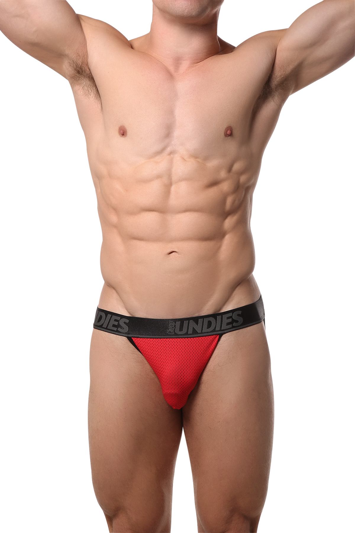 CheapUndies Red Mesh Jockstrap