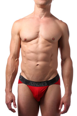 CheapUndies Red Mesh Sports Brief thumbnail 1