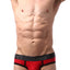 CheapUndies Red Sport Mesh Jockbrief