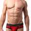 CheapUndies Red Sport Mesh Jockbrief