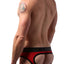 CheapUndies Red Sport Mesh Jockbrief