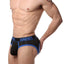 CheapUndies Royal Exposed Sport Mesh Jockbrief