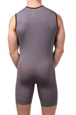 CheapUndies Slate Sleeveless Onesie thumbnail 3