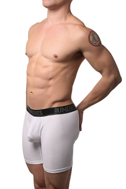 CheapUndies White Contoured Pouch Long Boxer Brief thumbnail 2
