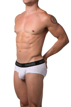 CheapUndies White Essential Cotton Brief thumbnail 2
