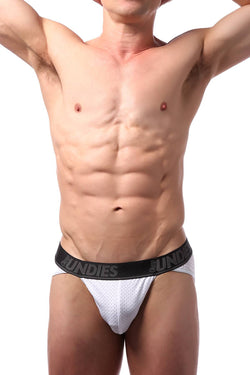 CheapUndies White Mesh Sports Brief thumbnail 3