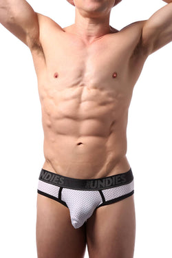 CheapUndies White Sport Mesh Jockbrief thumbnail 4