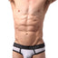 CheapUndies White Sport Mesh Jockbrief