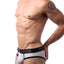 CheapUndies White Sport Mesh Jockbrief