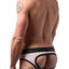 CheapUndies White Sport Mesh Jockbrief