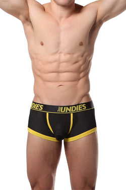 CheapUndies Yellow Exposed Sport Mesh Boxer thumbnail 2