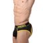 CheapUndies Yellow Exposed Sport Mesh Jockbrief