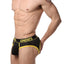 CheapUndies Yellow Exposed Sport Mesh Jockbrief