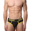 CheapUndies Yellow Exposed Sport Mesh Jockbrief