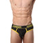 CheapUndies Yellow Exposed Sport Mesh Jockbrief