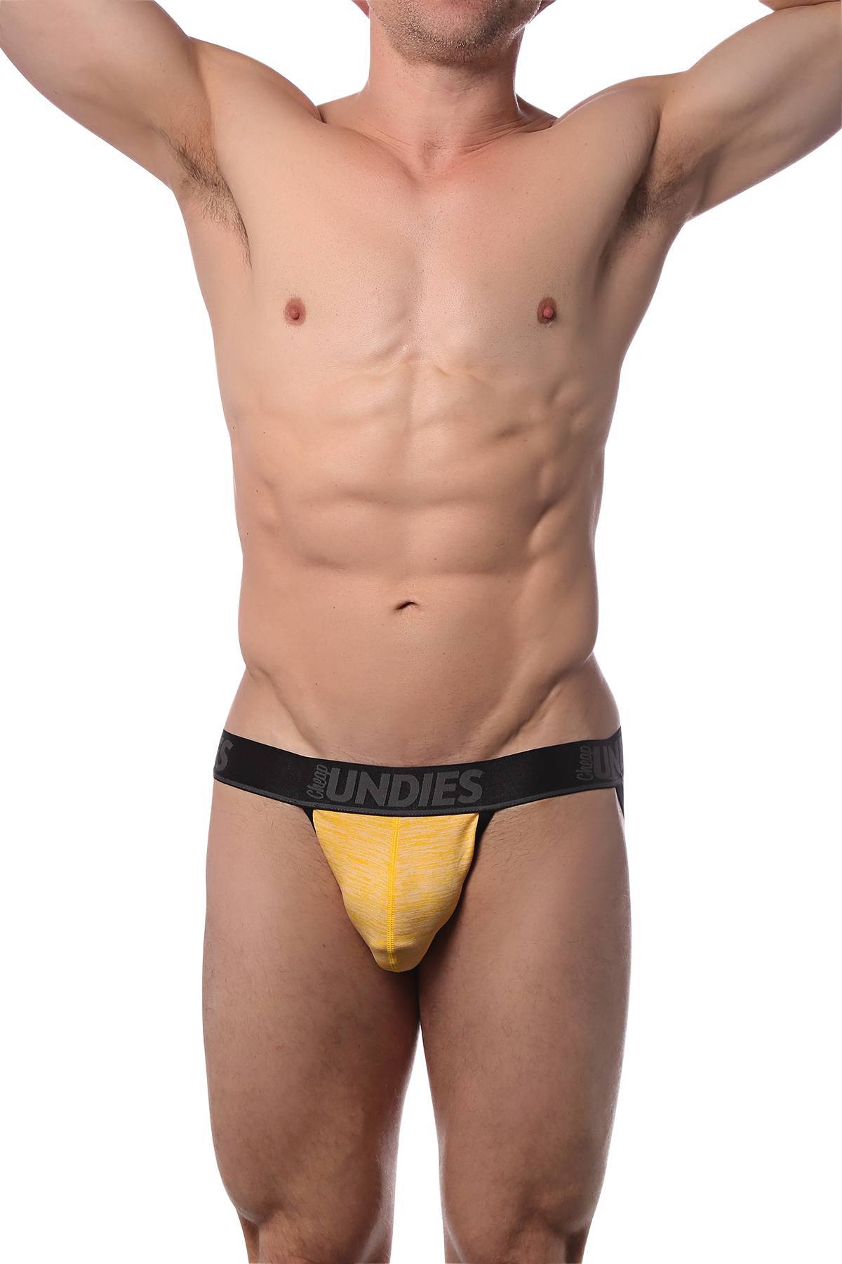 CheapUndies Yellow Marle Jockstrap