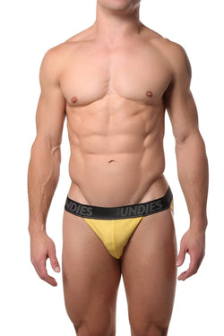 CheapUndies Yellow Mesh Bikini Brief thumbnail 1