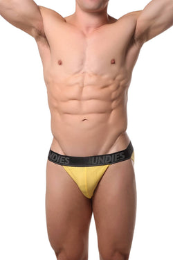 CheapUndies Yellow Mesh Bikini Brief thumbnail 3