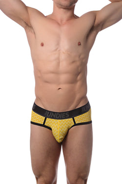 CheapUndies Yellow Zig Zag Brief thumbnail 3