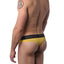 CheapUndies Yellow Zig Zag Thong