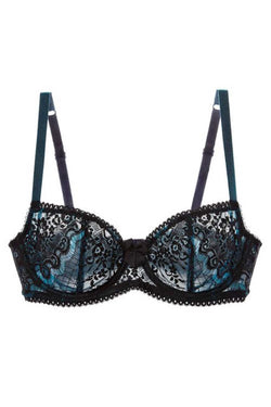 Claudette Neon Turquoise Intense Demi Bra thumbnail 2