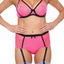Claudette Pink Fishnet Pin-Up Panty