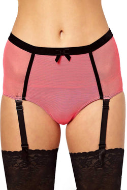 Claudette Pink Fishnet Pin-Up Panty thumbnail 1