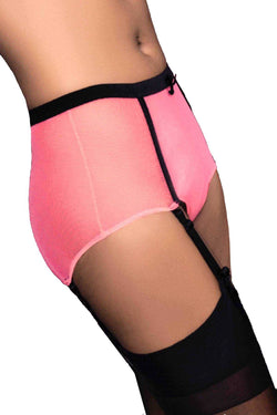 Claudette Pink Fishnet Pin-Up Panty thumbnail 4