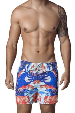 Clever Blue Breeze Long Swim Short thumbnail 1