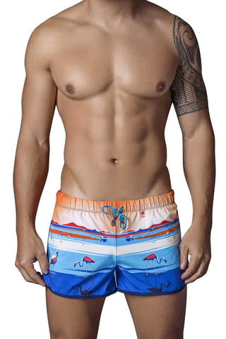 Clever Orange Summer-Time Swim Short