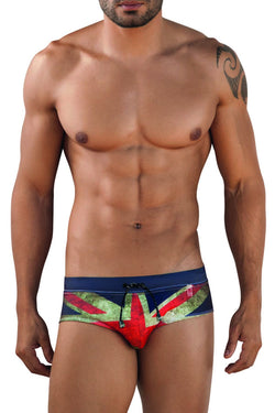 Clever Red/Navy UK Swim Brief thumbnail 1