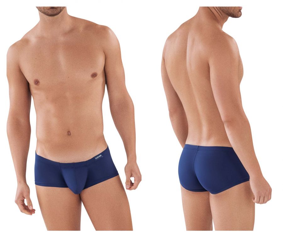 Clever Moda Men's Underwear 0872 Latin Trunks Color Dark Blue