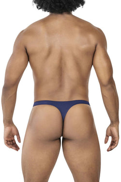 Clever Moda Men's Underwear 100007 3PK Autralian Latin Thongs Color Green-Pink-Blue thumbnail 3
