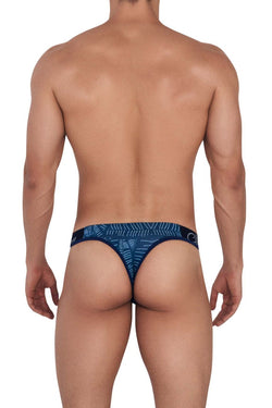 Clever Moda Men's Underwear 1416 Lush Thongs Color Dark Blue thumbnail 3