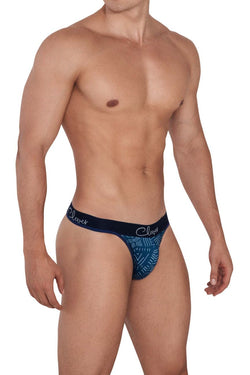 Clever Moda Men's Underwear 1416 Lush Thongs Color Dark Blue thumbnail 4